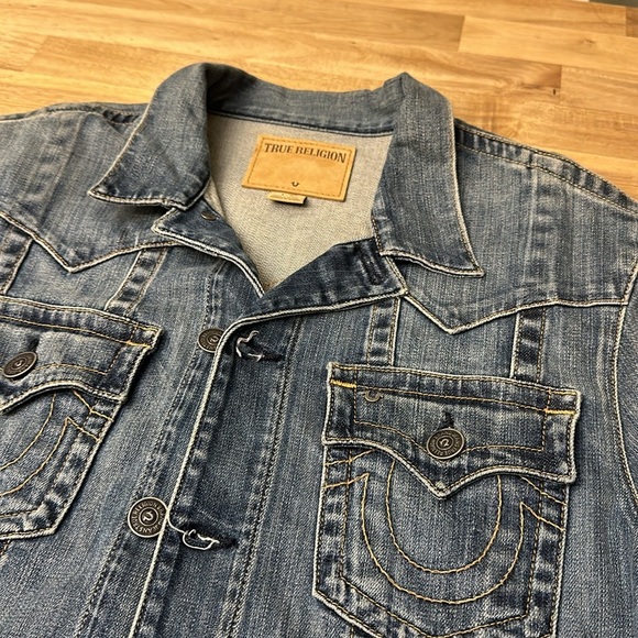 TRUE RELIGION ⭐️  World Tour Jimmy western denim jacket - Picture 3 of 5